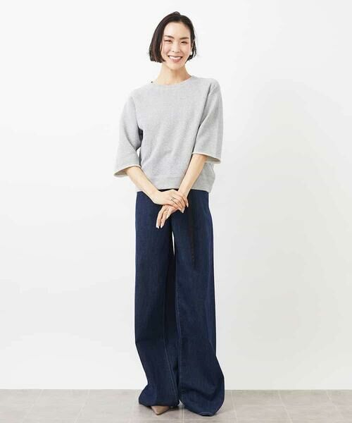 MICHEL KLEIN / ミッシェルクラン カットソー | ラメスウェットプルオーバー(WEB限定カラーあり) | 詳細19