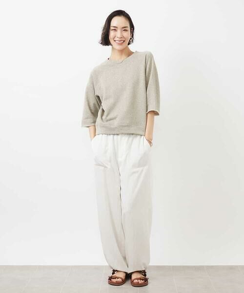 MICHEL KLEIN / ミッシェルクラン カットソー | ラメスウェットプルオーバー(WEB限定カラーあり) | 詳細3