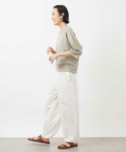 MICHEL KLEIN / ミッシェルクラン カットソー | ラメスウェットプルオーバー(WEB限定カラーあり) | 詳細4