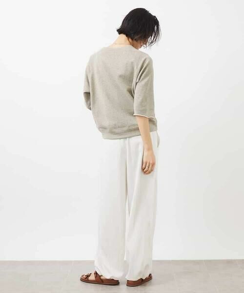 MICHEL KLEIN / ミッシェルクラン カットソー | ラメスウェットプルオーバー(WEB限定カラーあり) | 詳細5