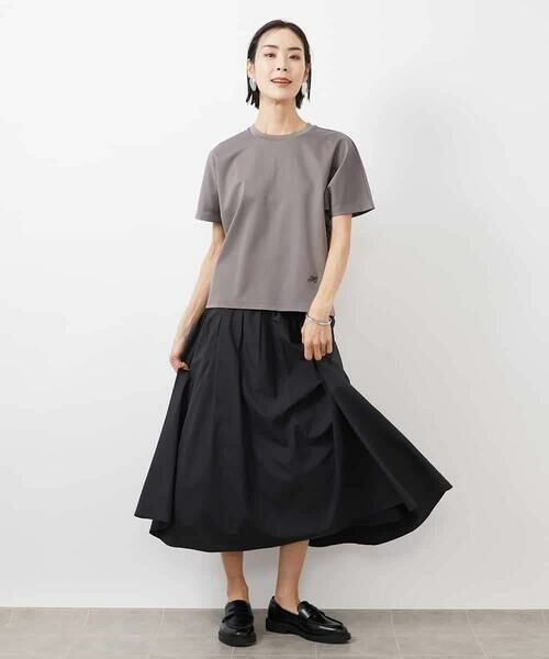 MICHEL KLEIN / ミッシェルクラン カットソー | ワンポイント刺繍Tシャツ(WEB限定カラーあり) | 詳細11