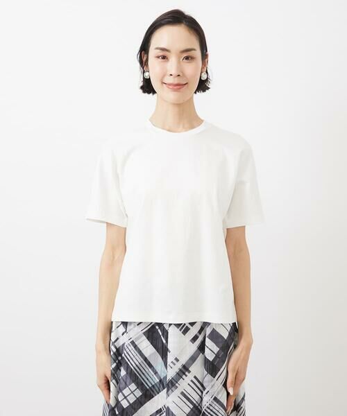 MICHEL KLEIN / ミッシェルクラン カットソー | ワンポイント刺繍Tシャツ(WEB限定カラーあり) | 詳細16