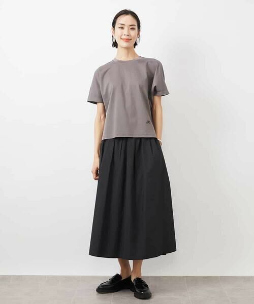 MICHEL KLEIN / ミッシェルクラン カットソー | ワンポイント刺繍Tシャツ(WEB限定カラーあり) | 詳細9