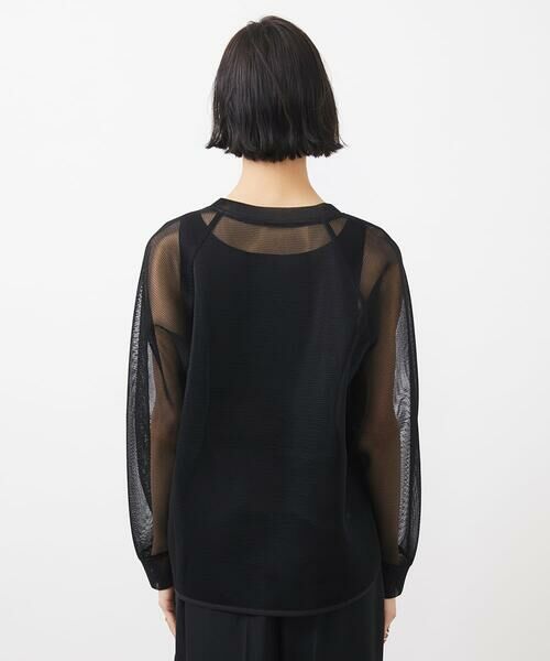 MICHEL KLEIN / ミッシェルクラン カットソー | シアーメッシュプルオーバー | 詳細8
