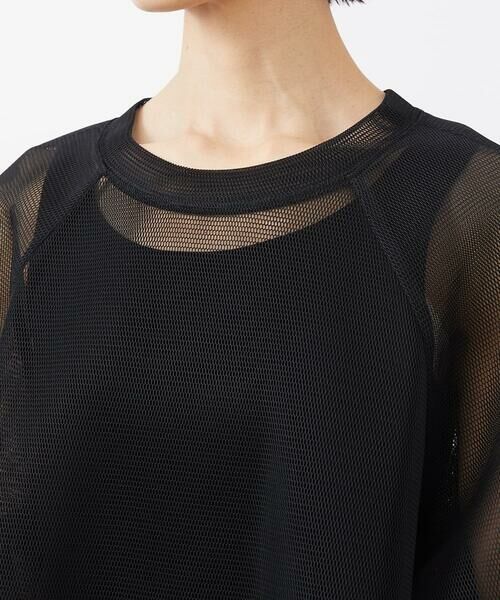 MICHEL KLEIN / ミッシェルクラン カットソー | シアーメッシュプルオーバー | 詳細9