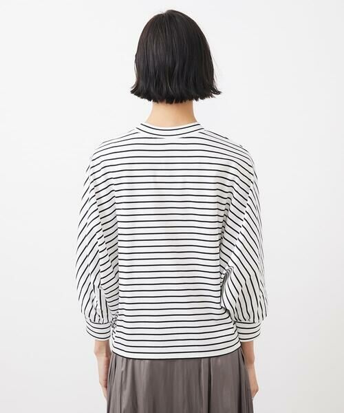 MICHEL KLEIN / ミッシェルクラン カットソー | ドルマンスリーブボーダーカットソー | 詳細12