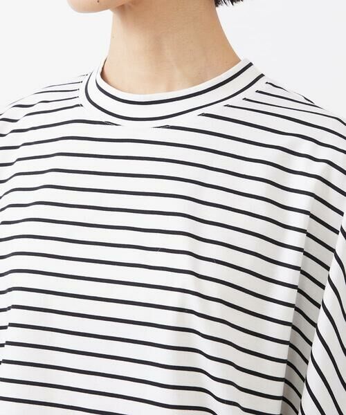 MICHEL KLEIN / ミッシェルクラン カットソー | ドルマンスリーブボーダーカットソー | 詳細13