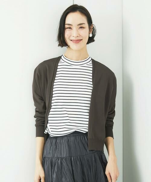 MICHEL KLEIN / ミッシェルクラン カットソー | ドルマンスリーブボーダーカットソー | 詳細6