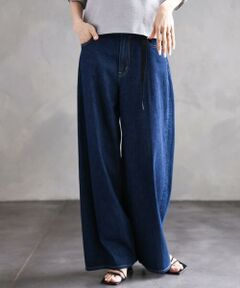 MICHEL KLEIN / ミッシェルクラン チノ・ワークパンツ | [セットアップ対応]デニムワイドパンツ