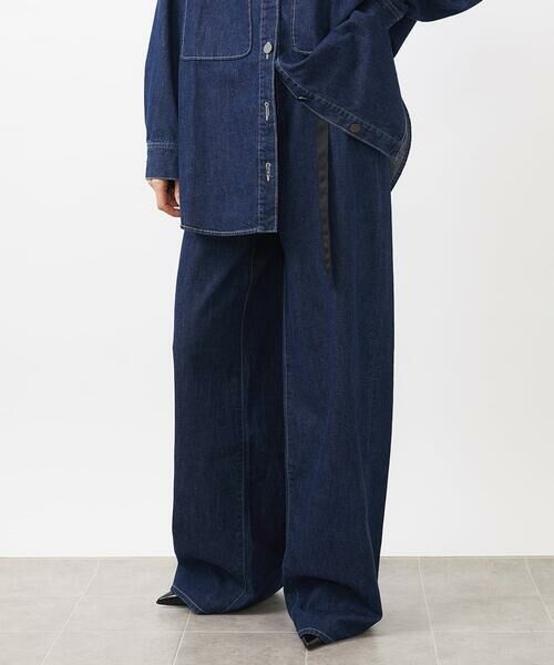 MICHEL KLEIN / ミッシェルクラン チノ・ワークパンツ | [セットアップ対応]デニムワイドパンツ | 詳細17