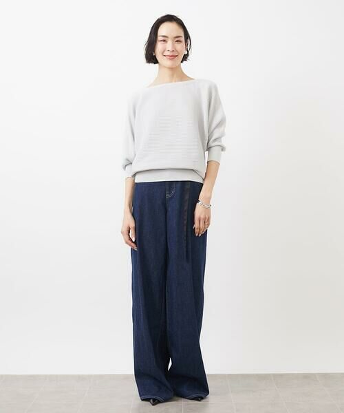 MICHEL KLEIN / ミッシェルクラン チノ・ワークパンツ | [セットアップ対応]デニムワイドパンツ | 詳細21