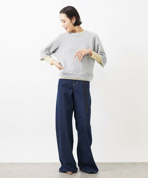 MICHEL KLEIN / ミッシェルクラン チノ・ワークパンツ | [セットアップ対応]デニムワイドパンツ | 詳細24