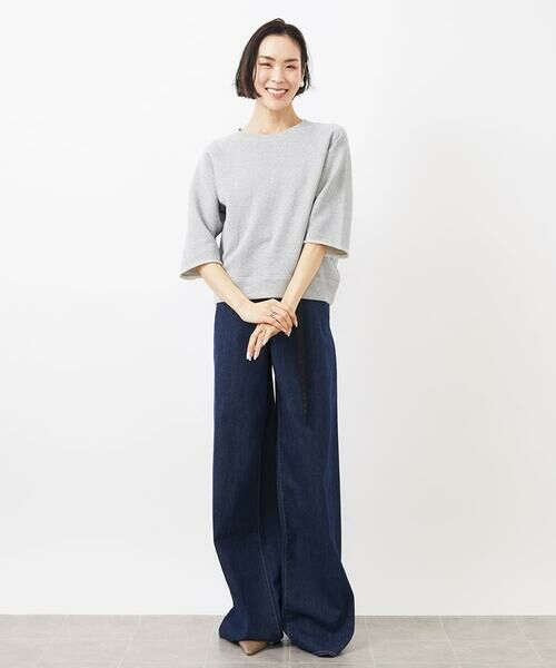 MICHEL KLEIN / ミッシェルクラン チノ・ワークパンツ | [セットアップ対応]デニムワイドパンツ | 詳細27