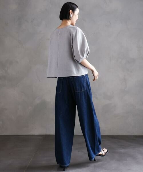 MICHEL KLEIN / ミッシェルクラン チノ・ワークパンツ | [セットアップ対応]デニムワイドパンツ | 詳細4