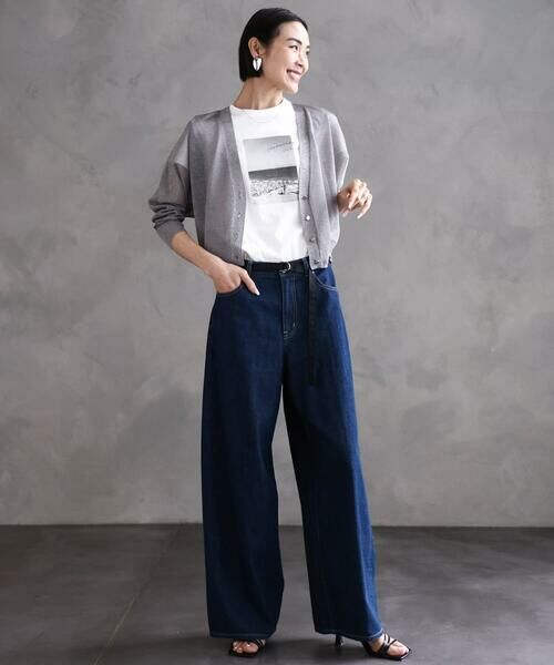 MICHEL KLEIN / ミッシェルクラン チノ・ワークパンツ | [セットアップ対応]デニムワイドパンツ | 詳細5