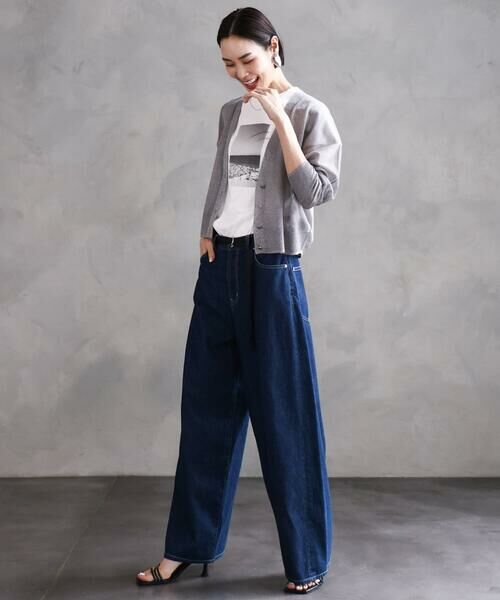 MICHEL KLEIN / ミッシェルクラン チノ・ワークパンツ | [セットアップ対応]デニムワイドパンツ | 詳細6