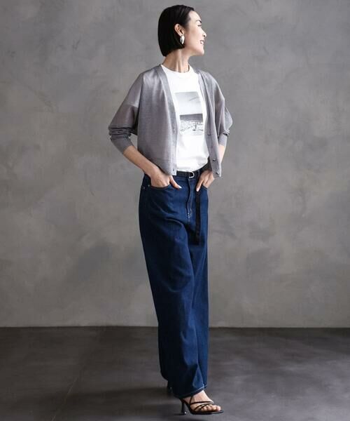 MICHEL KLEIN / ミッシェルクラン チノ・ワークパンツ | [セットアップ対応]デニムワイドパンツ | 詳細7