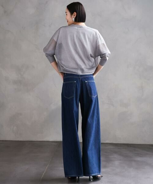 MICHEL KLEIN / ミッシェルクラン チノ・ワークパンツ | [セットアップ対応]デニムワイドパンツ | 詳細8