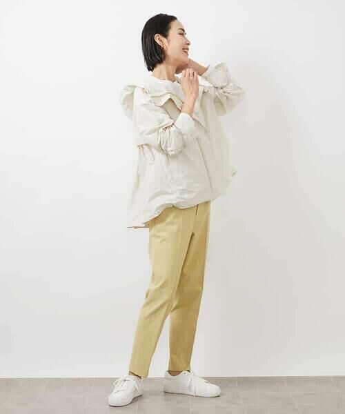 MICHEL KLEIN / ミッシェルクラン ショート・ハーフ・半端丈パンツ | [定番素材]ドライストレッチテーパードパンツ | 詳細4