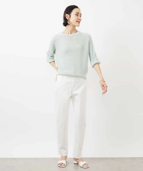MICHEL KLEIN / ミッシェルクラン チノ・ワークパンツ | [4サイズ展開]ストレッチスリムパンツ(WEB限定カラーあり) | 詳細11
