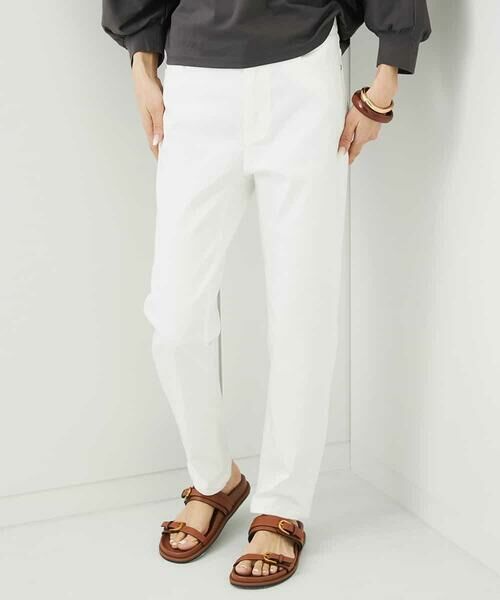 MICHEL KLEIN / ミッシェルクラン チノ・ワークパンツ | [4サイズ展開]ストレッチスリムパンツ(WEB限定カラーあり) | 詳細16