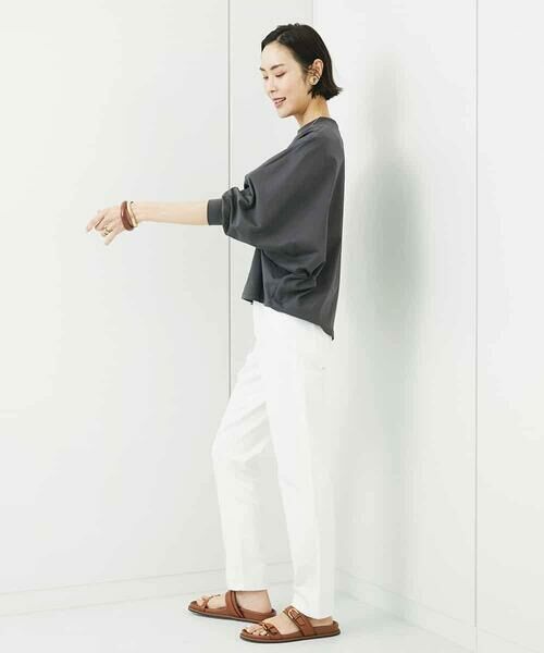 MICHEL KLEIN / ミッシェルクラン チノ・ワークパンツ | [4サイズ展開]ストレッチスリムパンツ(WEB限定カラーあり) | 詳細17