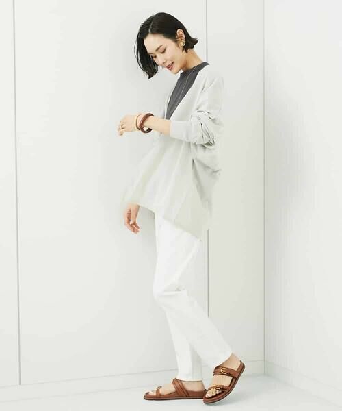 MICHEL KLEIN / ミッシェルクラン チノ・ワークパンツ | [4サイズ展開]ストレッチスリムパンツ(WEB限定カラーあり) | 詳細23