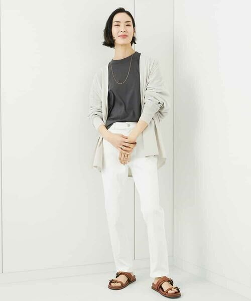 MICHEL KLEIN / ミッシェルクラン チノ・ワークパンツ | [4サイズ展開]ストレッチスリムパンツ(WEB限定カラーあり) | 詳細24