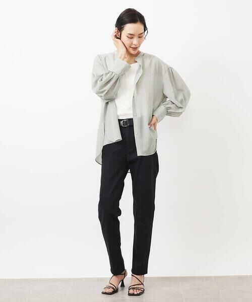 MICHEL KLEIN / ミッシェルクラン チノ・ワークパンツ | [4サイズ展開]ストレッチスリムパンツ(WEB限定カラーあり) | 詳細8
