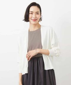 MICHEL KLEIN / ミッシェルクラン カーディガン・ボレロ | ホールガーメント（R）Vネックカーディガン