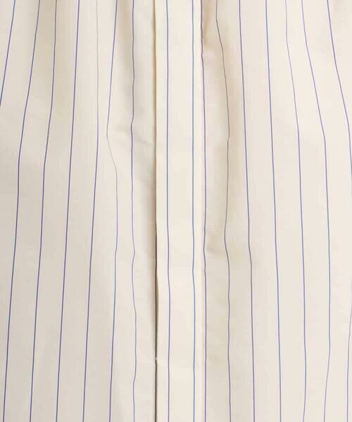 MICHEL KLEIN / ミッシェルクラン シャツ・ブラウス | [ドライタッチ]ギャザーブラウス ストライプ柄(セットアップ対応) | 詳細11