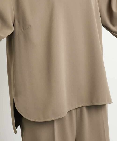 MICHEL KLEIN / ミッシェルクラン シャツ・ブラウス | [接触冷感/UVカット]クルーネック Tブラウス(セットアップ対応) | 詳細17