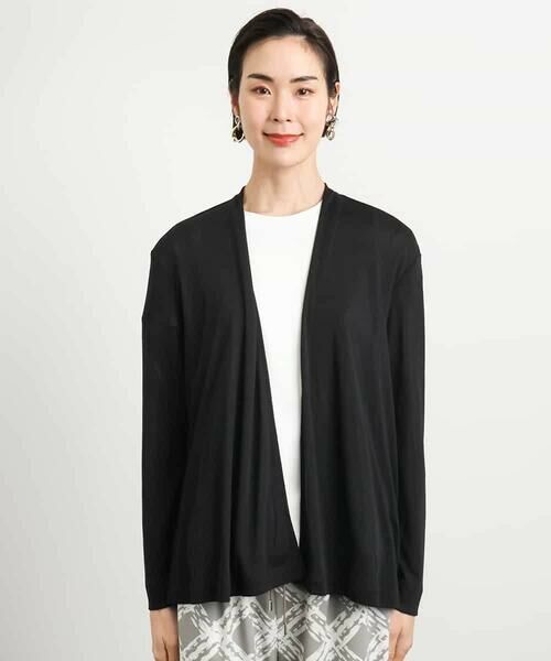 MICHEL KLEIN / ミッシェルクラン カーディガン・ボレロ | [接触冷感/UVカット]ドレープカーディガン | 詳細11