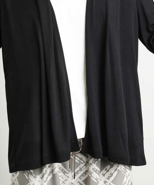 MICHEL KLEIN / ミッシェルクラン カーディガン・ボレロ | [接触冷感/UVカット]ドレープカーディガン | 詳細18