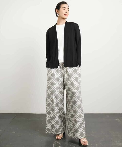 MICHEL KLEIN / ミッシェルクラン カーディガン・ボレロ | [接触冷感/UVカット]ドレープカーディガン | 詳細2