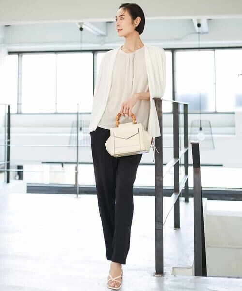 MICHEL KLEIN / ミッシェルクラン カーディガン・ボレロ | [接触冷感/UVカット]ドレープカーディガン | 詳細7