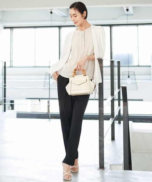 MICHEL KLEIN / ミッシェルクラン カーディガン・ボレロ | [接触冷感/UVカット]ドレープカーディガン | 詳細8