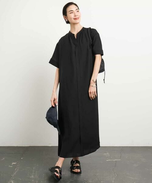 MICHEL KLEIN / ミッシェルクラン ロング・マキシ丈ワンピース | 3WAYロングシャツワンピース | 詳細1