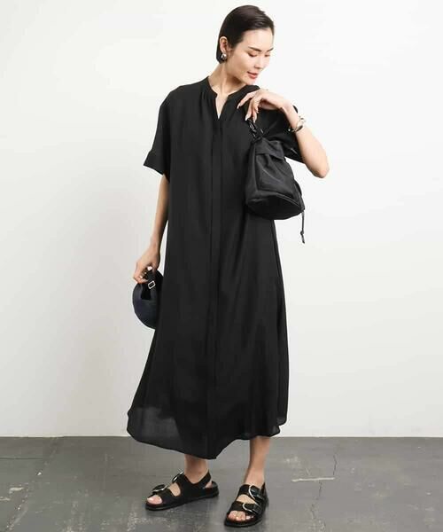 MICHEL KLEIN / ミッシェルクラン ロング・マキシ丈ワンピース | 3WAYロングシャツワンピース | 詳細2