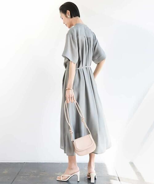 MICHEL KLEIN / ミッシェルクラン ロング・マキシ丈ワンピース | 3WAYロングシャツワンピース | 詳細8