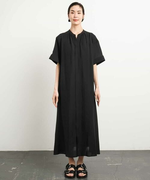 MICHEL KLEIN / ミッシェルクラン ロング・マキシ丈ワンピース | 3WAYロングシャツワンピース | 詳細9