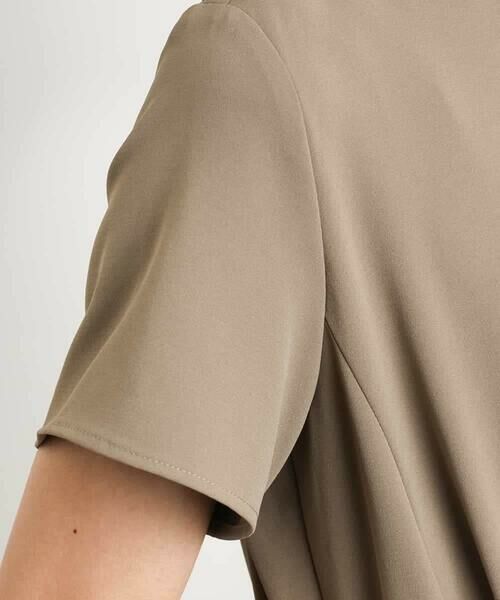 MICHEL KLEIN / ミッシェルクラン ロング・マキシ丈ワンピース | [接触冷感/UVカット]Vネックフレアワンピース(セットアップ対応) | 詳細21