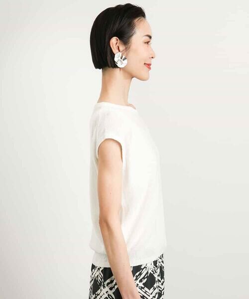 MICHEL KLEIN / ミッシェルクラン ニット・セーター | [アンサンブル対応]スパンコールフレンチスリーブニット | 詳細18