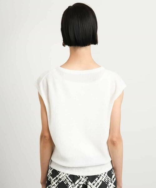 MICHEL KLEIN / ミッシェルクラン ニット・セーター | [アンサンブル対応]スパンコールフレンチスリーブニット | 詳細19