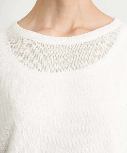 MICHEL KLEIN / ミッシェルクラン ニット・セーター | [アンサンブル対応]スパンコールフレンチスリーブニット | 詳細20