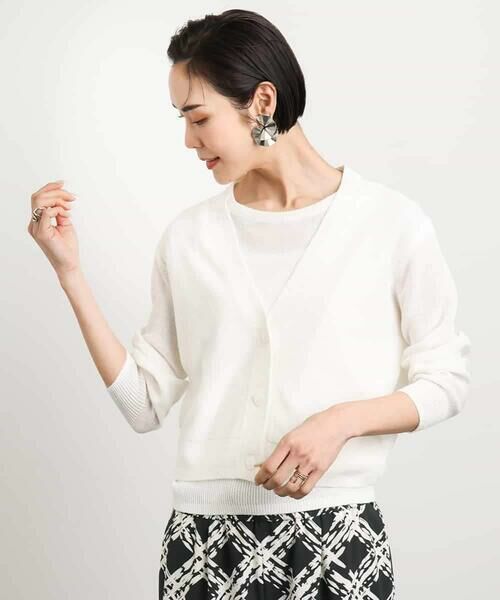 MICHEL KLEIN / ミッシェルクラン ニット・セーター | [アンサンブル対応]スパンコールフレンチスリーブニット | 詳細7