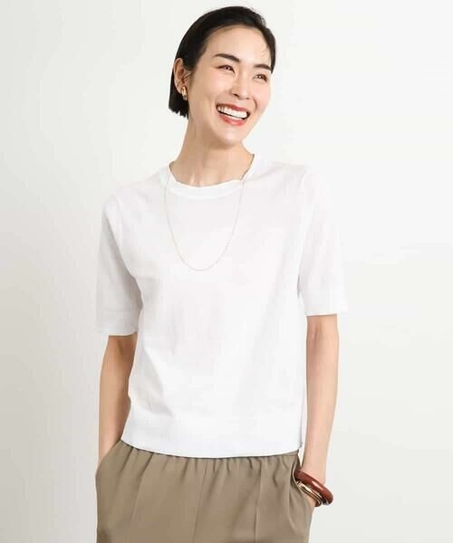 MICHEL KLEIN / ミッシェルクラン ニット・セーター | [アンサンブル対応/接触冷感]クルーネックニットプルオーバー | 詳細28