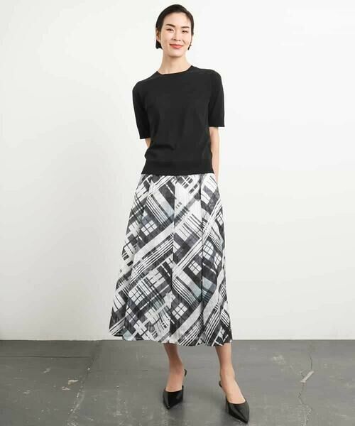 MICHEL KLEIN / ミッシェルクラン ニット・セーター | [アンサンブル対応/接触冷感]クルーネックニットプルオーバー | 詳細4