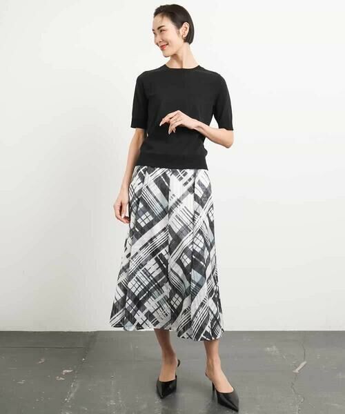 MICHEL KLEIN / ミッシェルクラン ニット・セーター | [アンサンブル対応/接触冷感]クルーネックニットプルオーバー | 詳細5