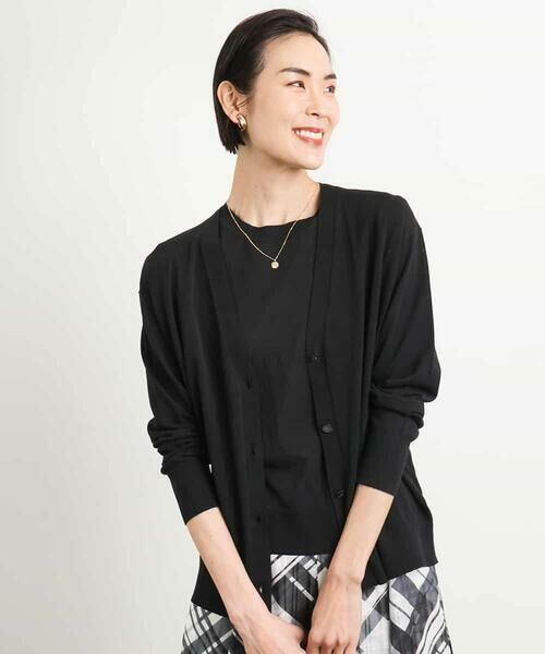 MICHEL KLEIN / ミッシェルクラン ニット・セーター | [アンサンブル対応/接触冷感]クルーネックニットプルオーバー | 詳細6